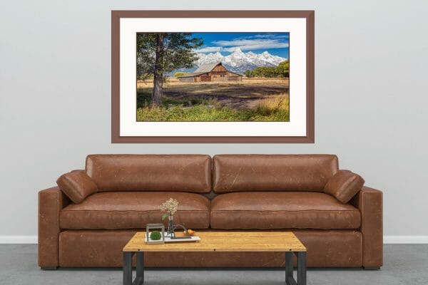 MOULTON BARN OVER COUCH