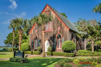 On a bluff of the May River in Bluffton, South Carolina, this historic church was built in 1854.  Not only is the architecture beautiful, but the lowcountry setting is also stunning.