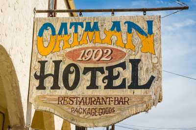 Oatman Hotel Sign